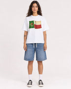 Mockup Boxy Heavyweight Tee White female full-body 06