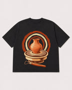 Mockup Boxy Heavyweight Tee Black product
