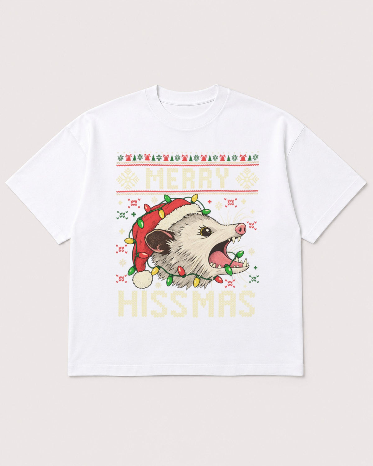 Mockup Boxy Heavyweight Tee White product