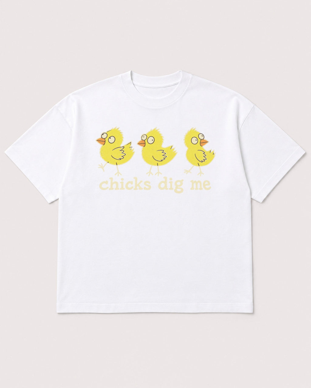 Mockup Boxy Heavyweight Tee White product