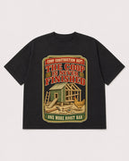 Mockup Boxy Heavyweight Tee Black product