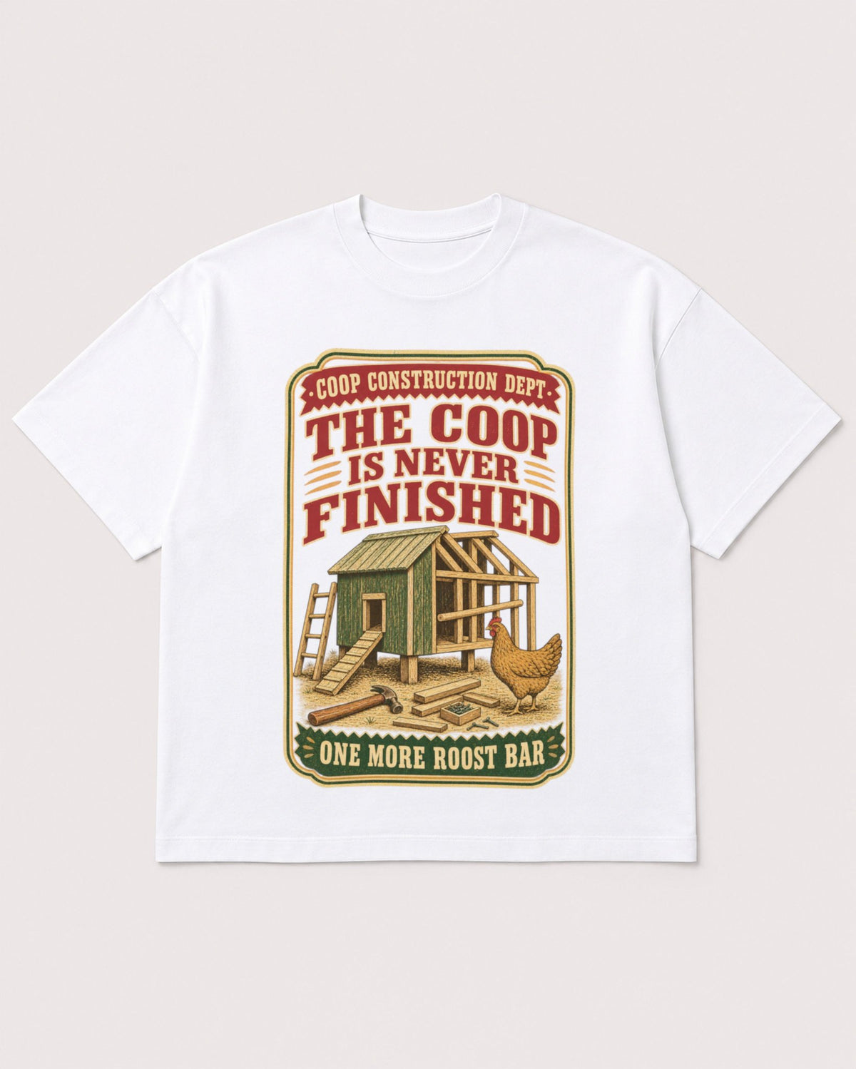 Mockup Boxy Heavyweight Tee White product