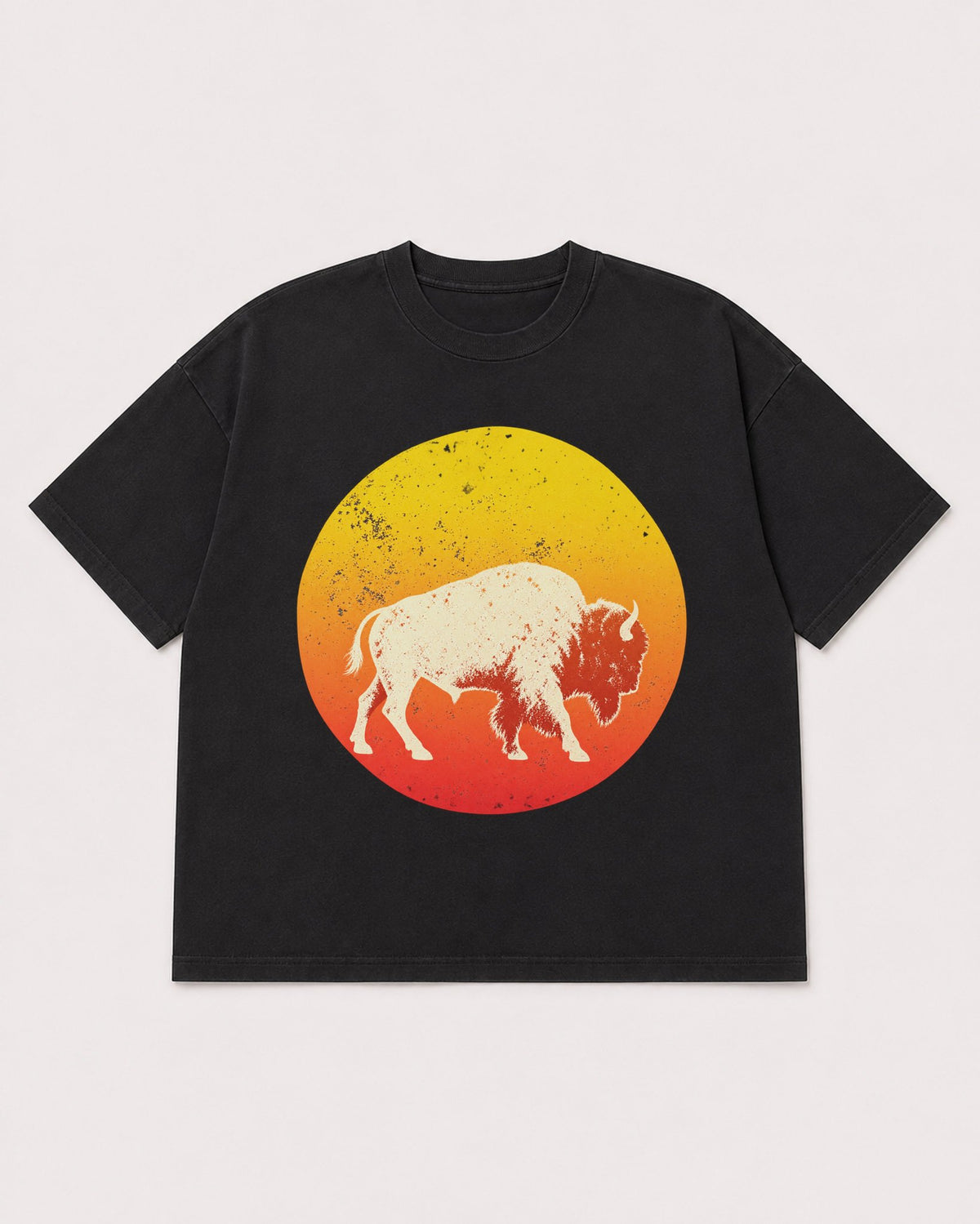 Mockup Boxy Heavyweight Tee Black product