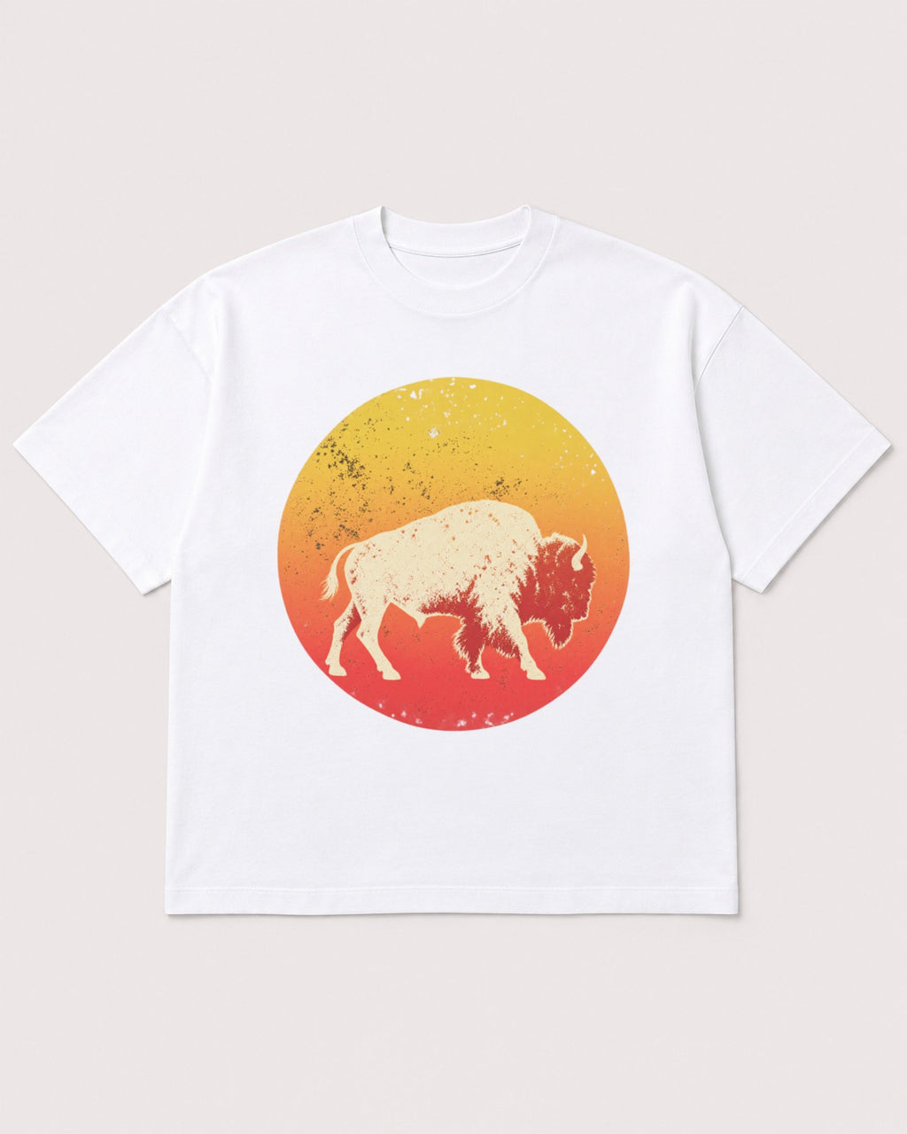 Mockup Boxy Heavyweight Tee White product