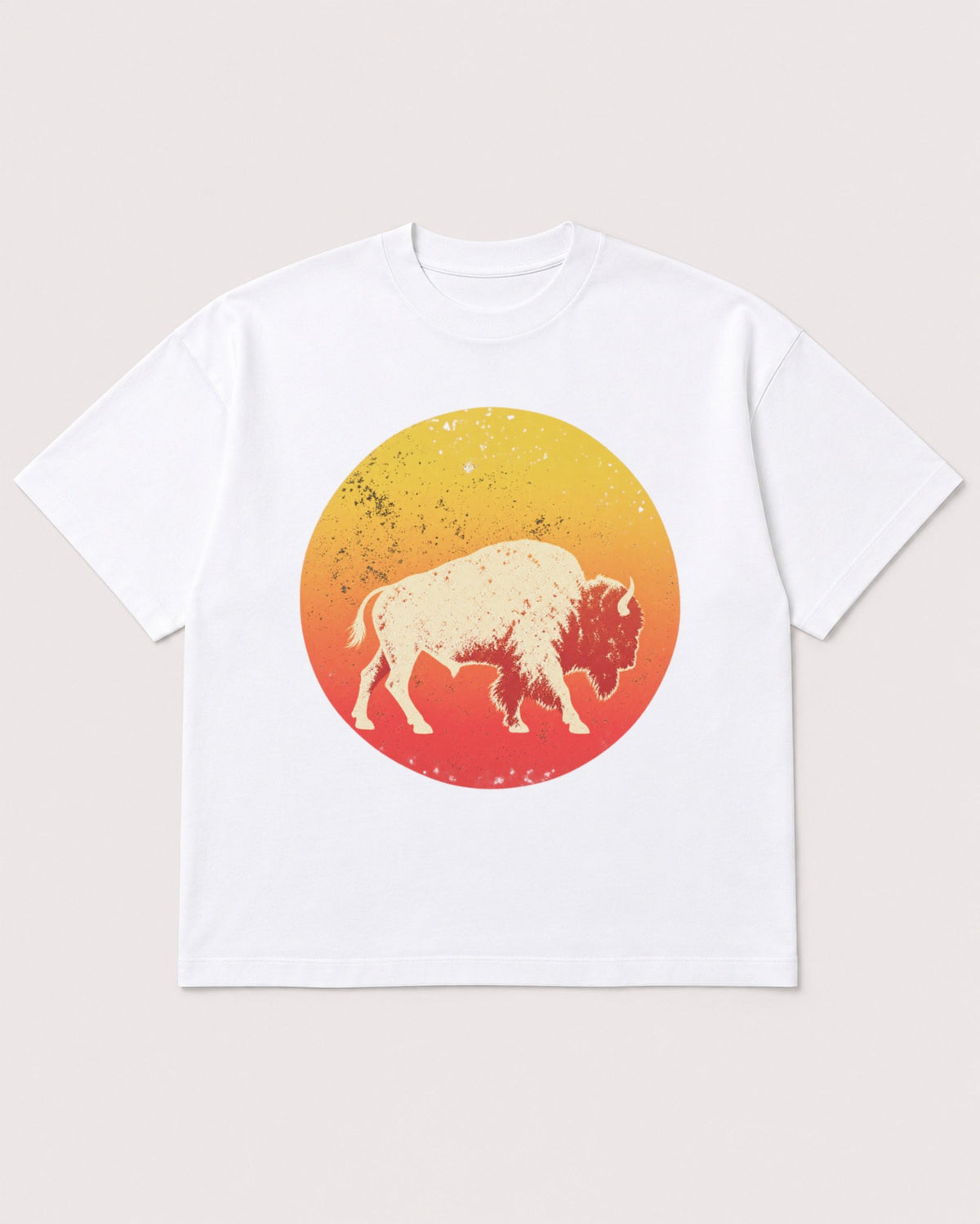 Mockup Boxy Heavyweight Tee White product