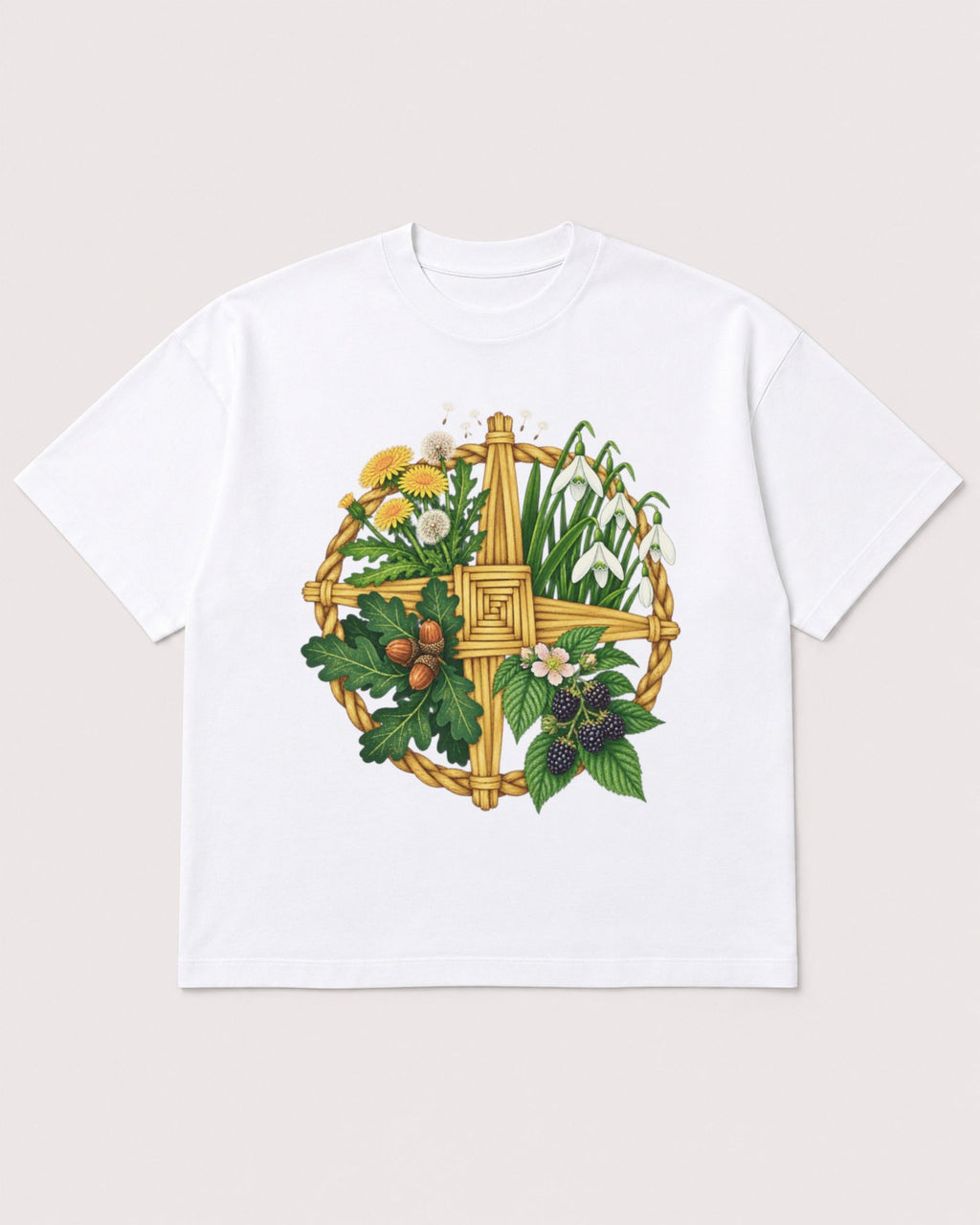 Mockup Boxy Heavyweight Tee White product