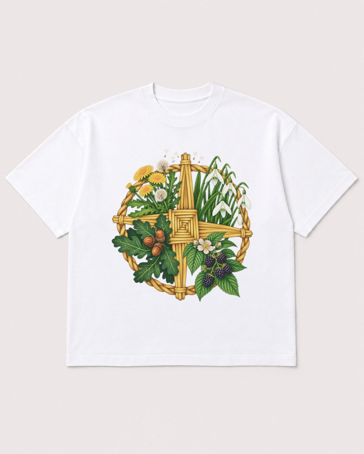 Mockup Boxy Heavyweight Tee White product
