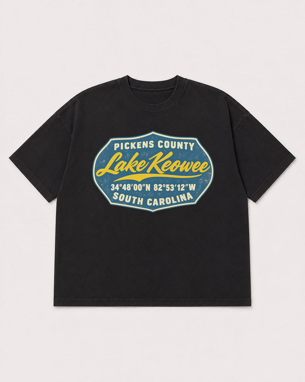 Mockup Boxy Heavyweight Tee Black product