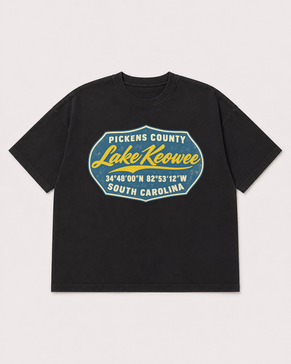 Mockup Boxy Heavyweight Tee Black product