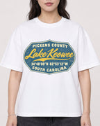 Mockup Boxy Heavyweight Tee White female close-up 03