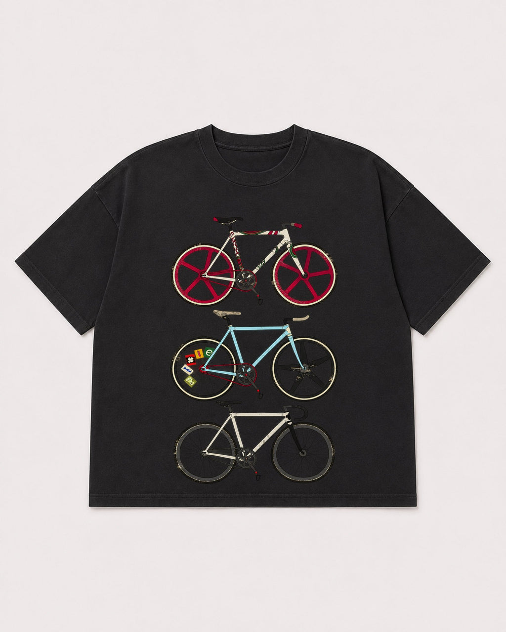 Mockup Boxy Heavyweight Tee Black product