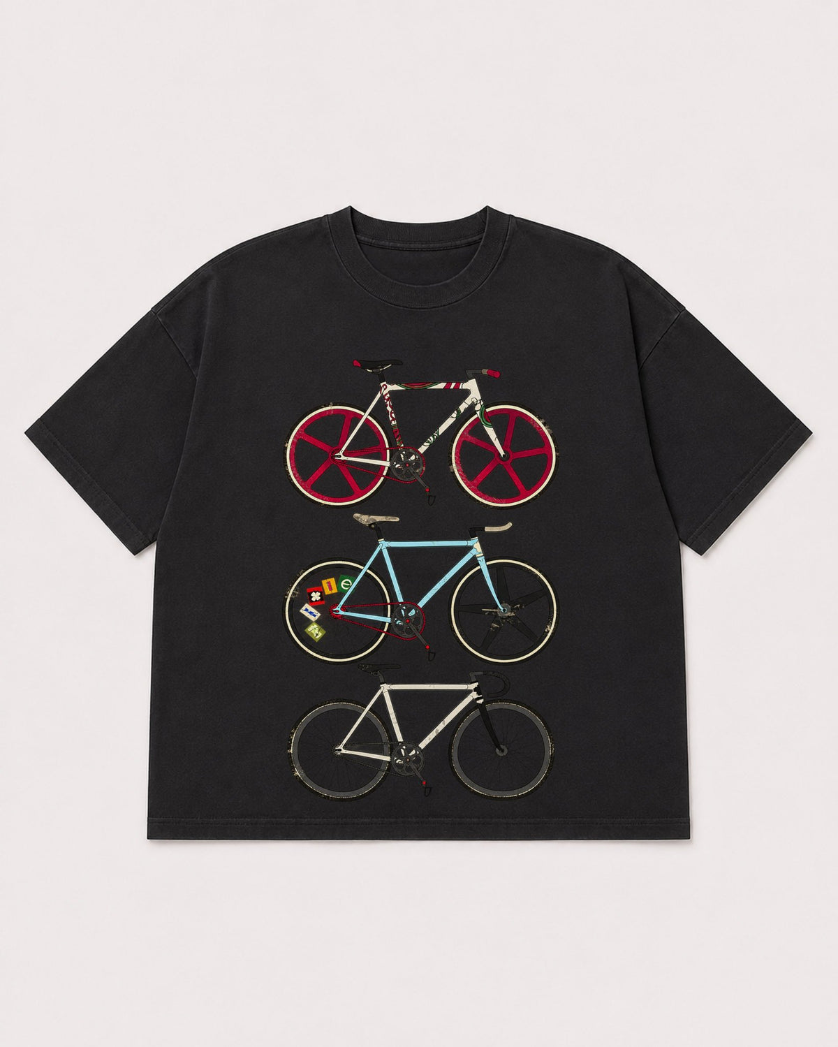 Mockup Boxy Heavyweight Tee Black product