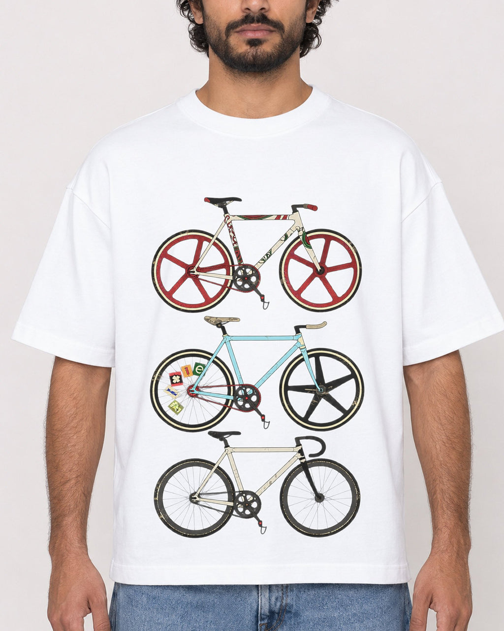 Mockup Boxy Heavyweight Tee White male close-up 17