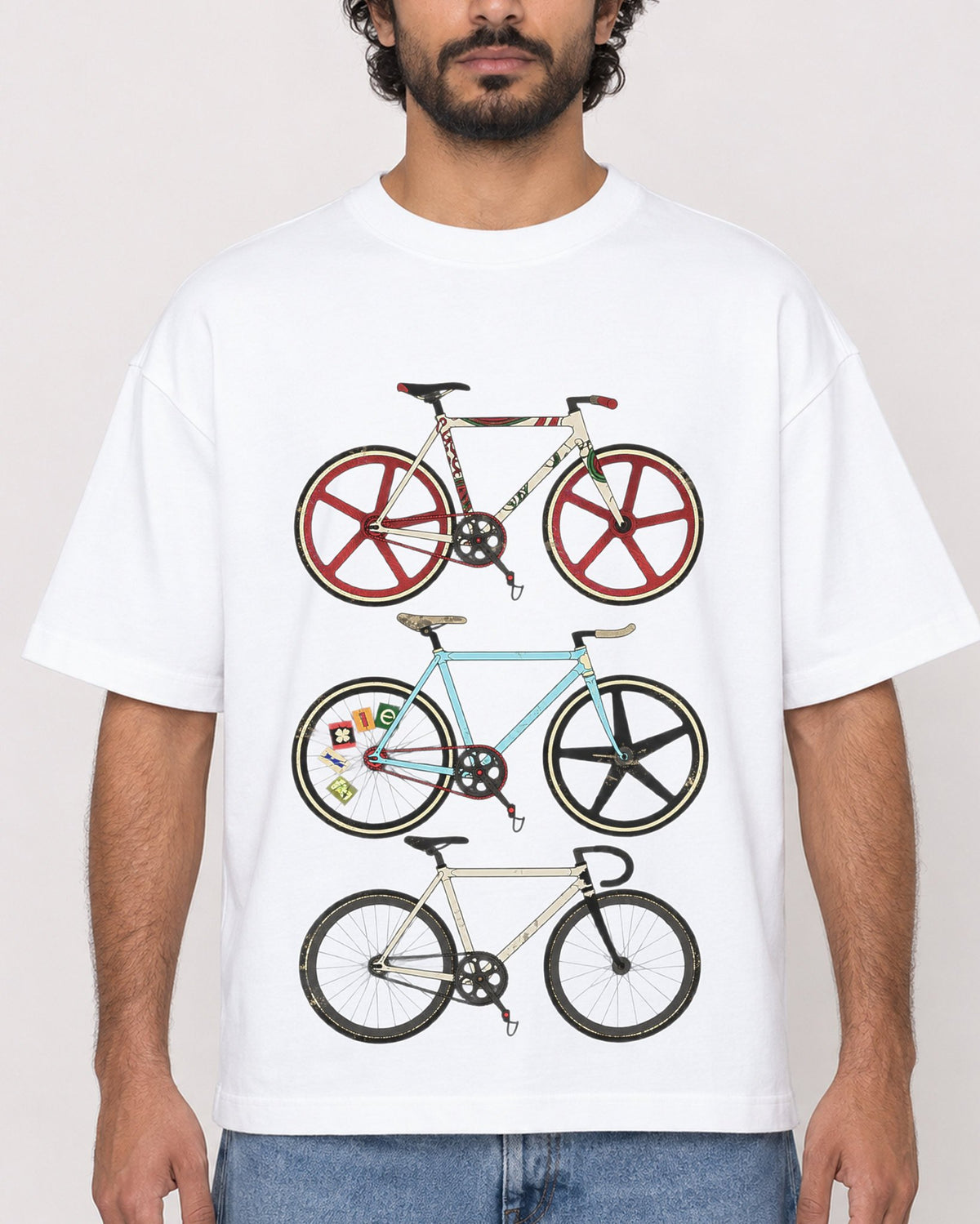 Mockup Boxy Heavyweight Tee White male close-up 17