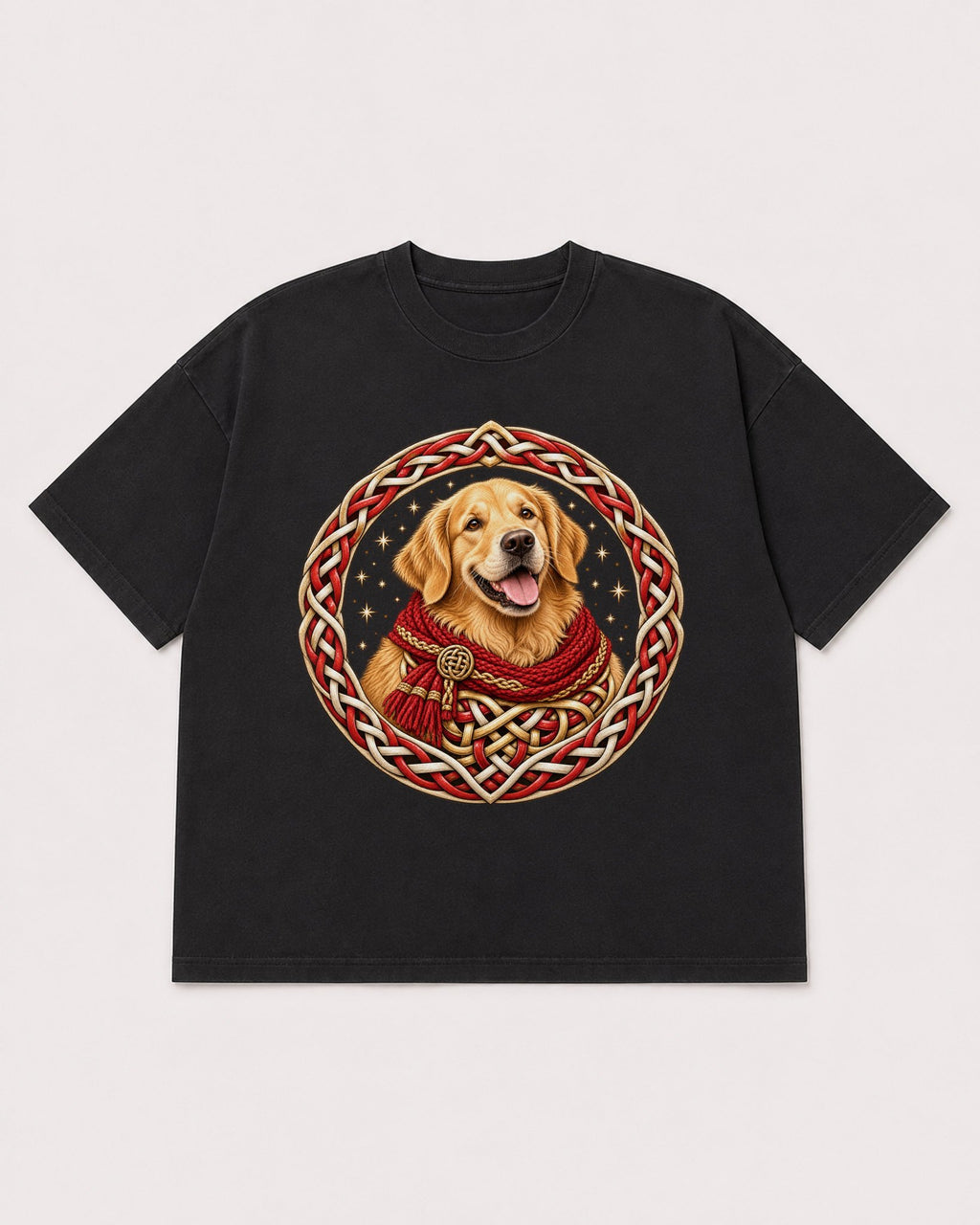 Mockup Boxy Heavyweight Tee Black product
