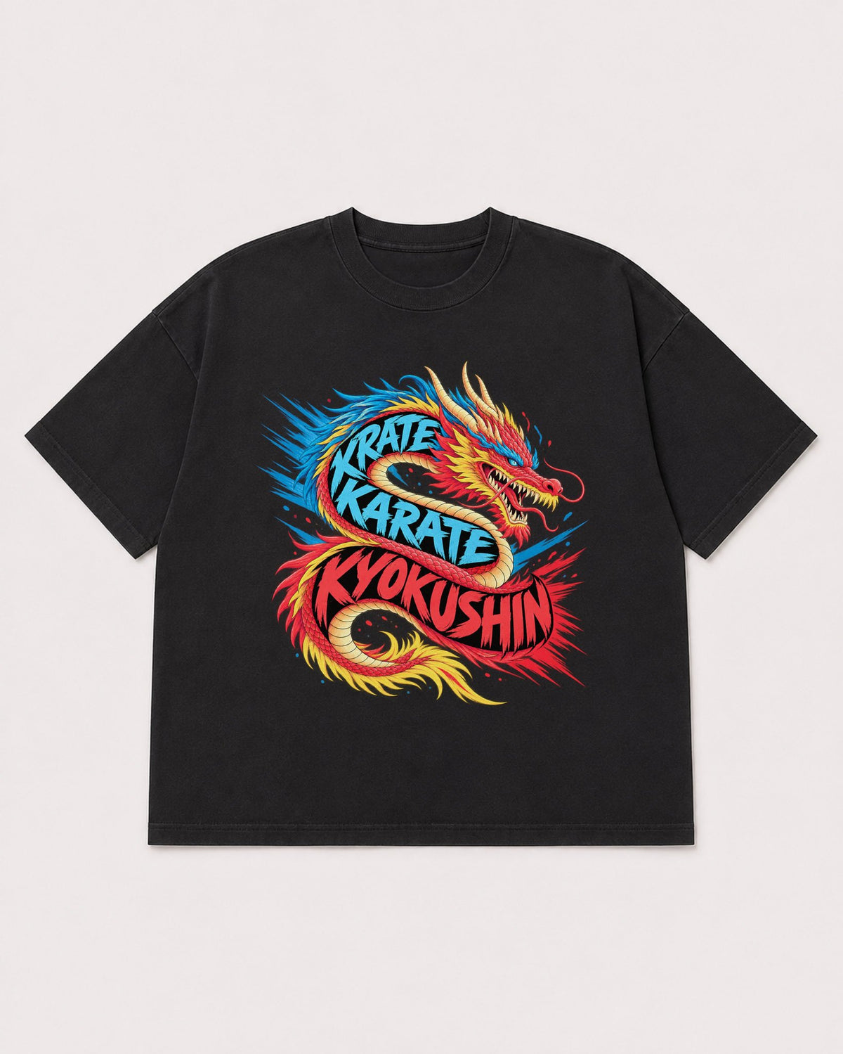 Mockup Boxy Heavyweight Tee Black product