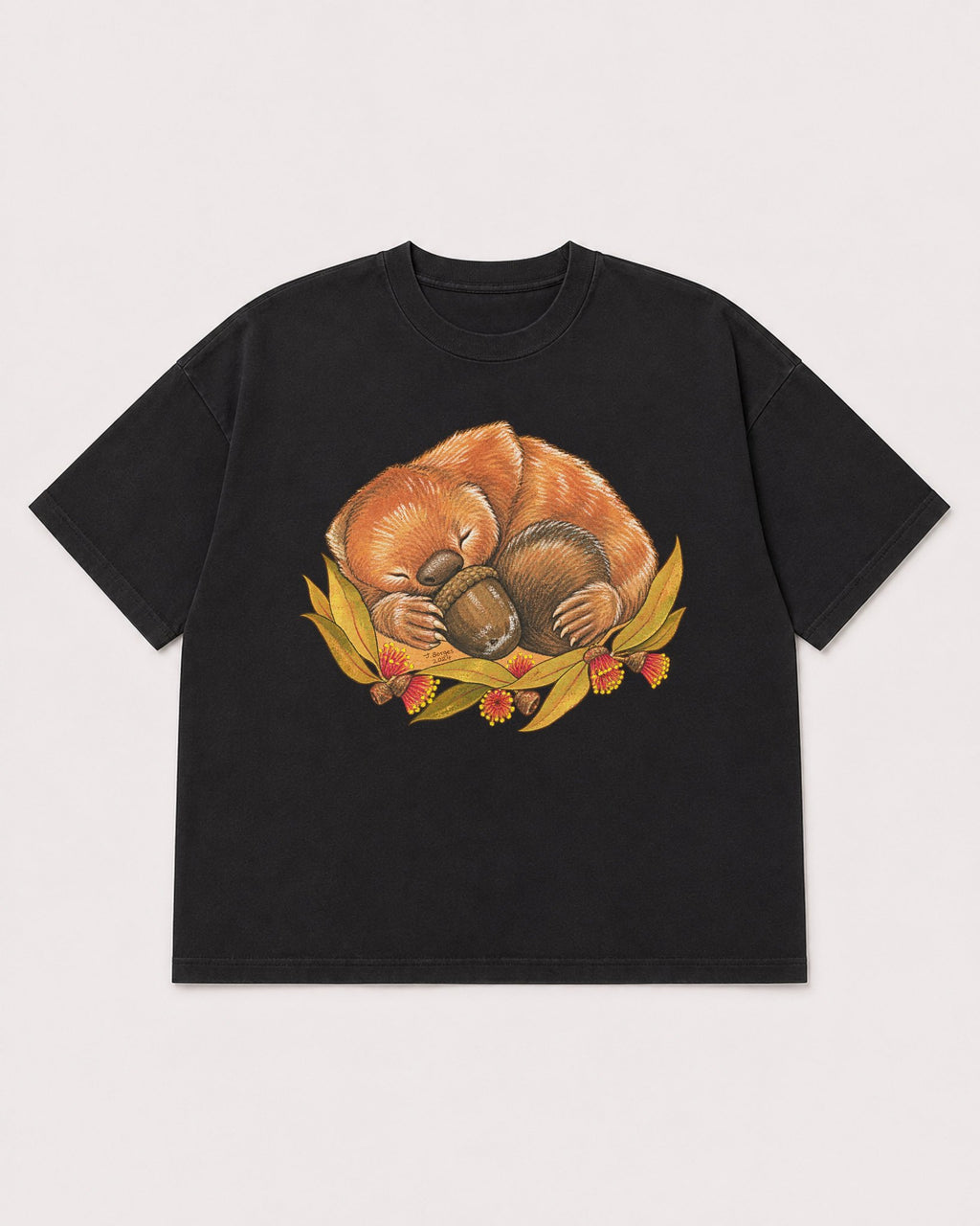 Mockup Boxy Heavyweight Tee Black product