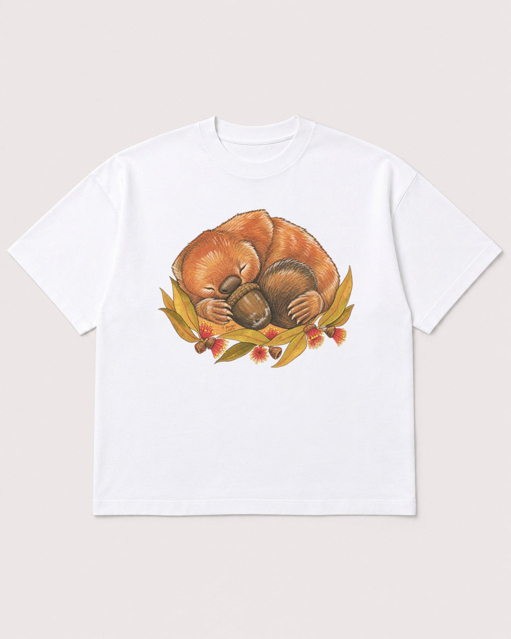 Mockup Boxy Heavyweight Tee White product