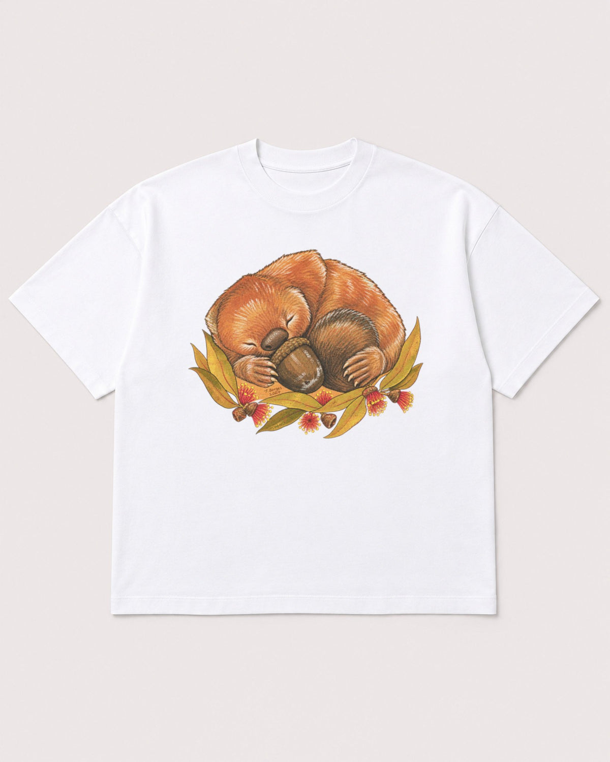 Mockup Boxy Heavyweight Tee White product