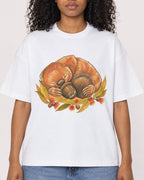 Mockup Boxy Heavyweight Tee White female close-up 05