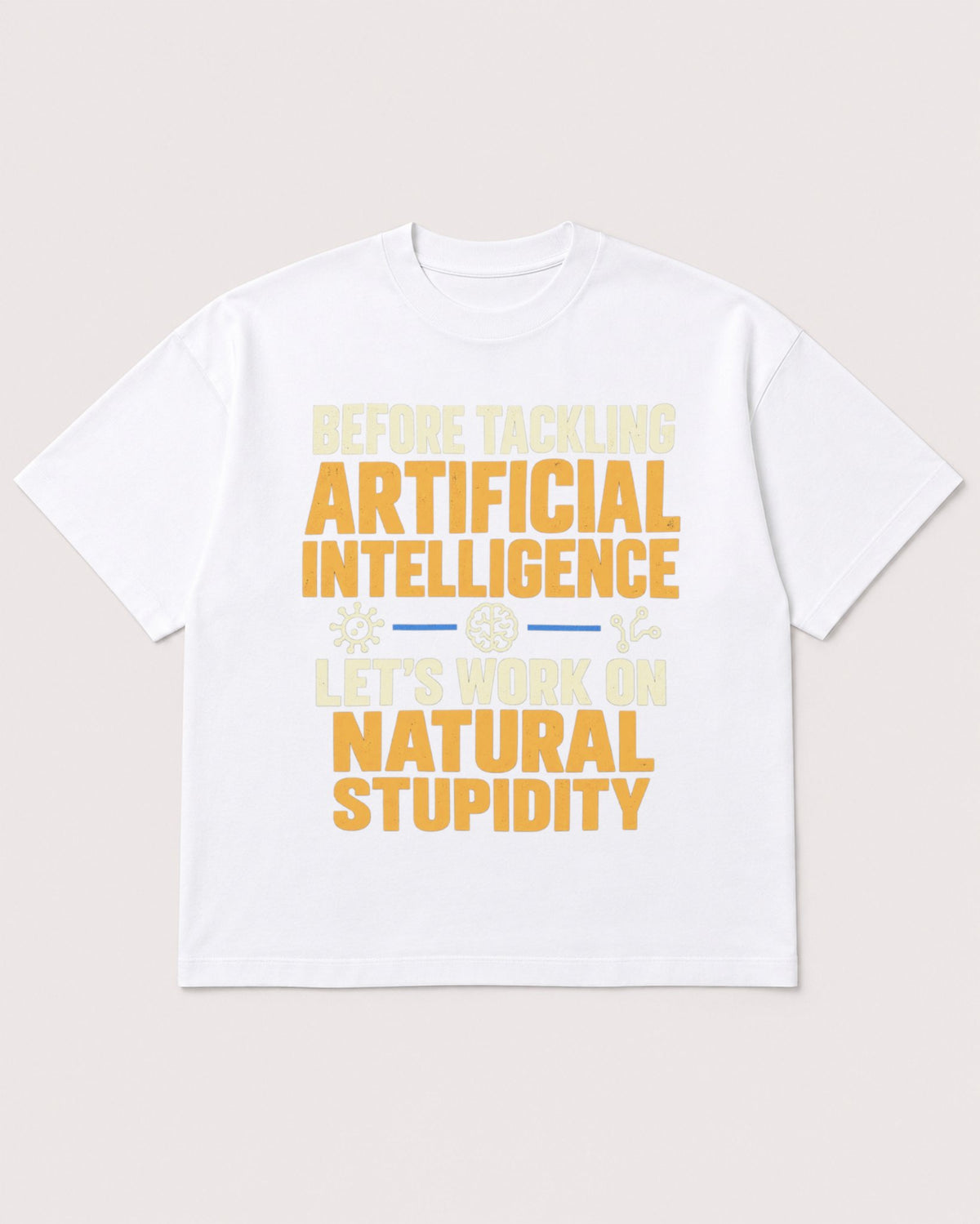 Mockup Boxy Heavyweight Tee White product