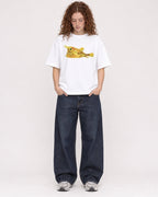 Mockup Boxy Heavyweight Tee White female full-body 09