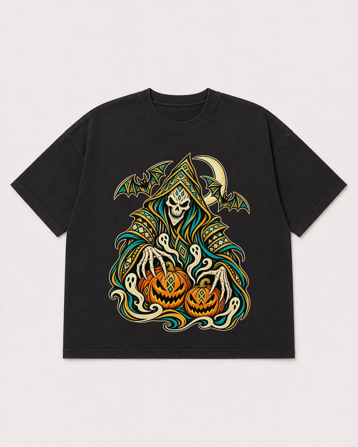 Mockup Boxy Heavyweight Tee Black product