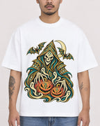 Mockup Boxy Heavyweight Tee White male close-up 12