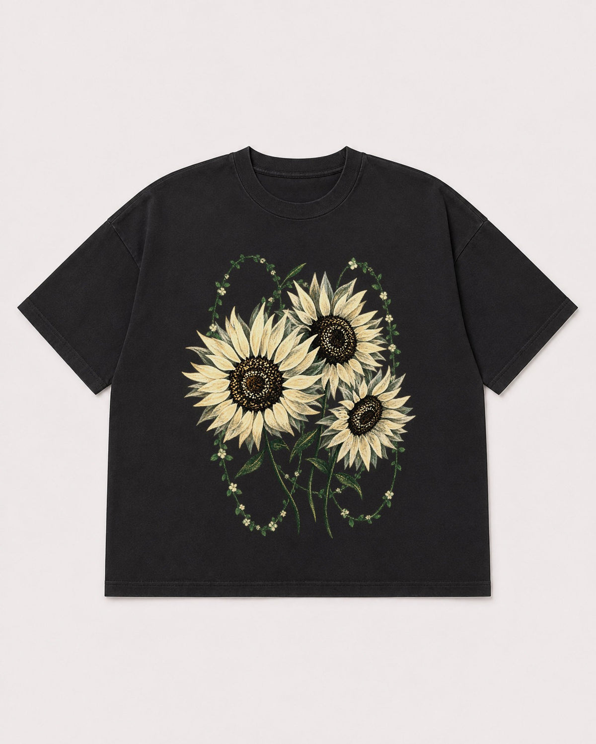 Mockup Boxy Heavyweight Tee Black product