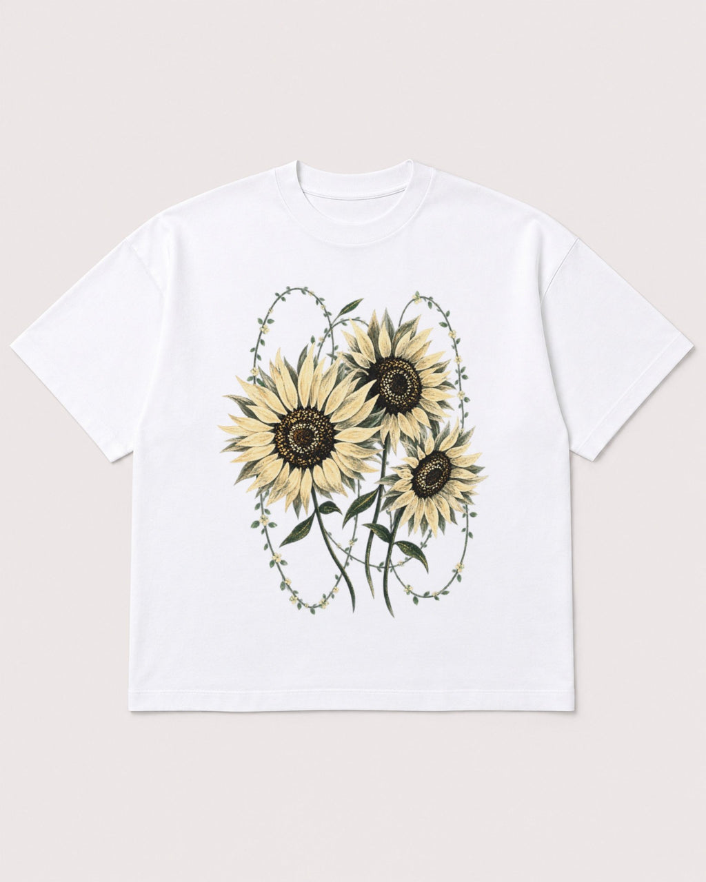 Mockup Boxy Heavyweight Tee White product