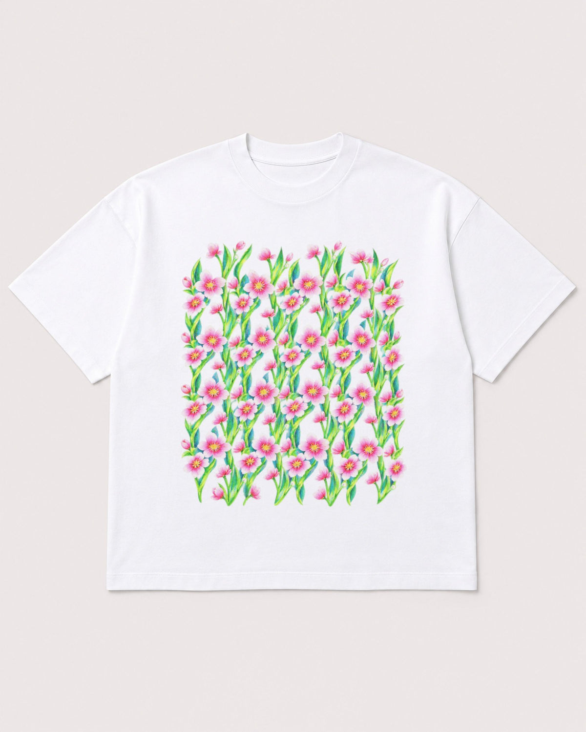 Mockup Boxy Heavyweight Tee White product