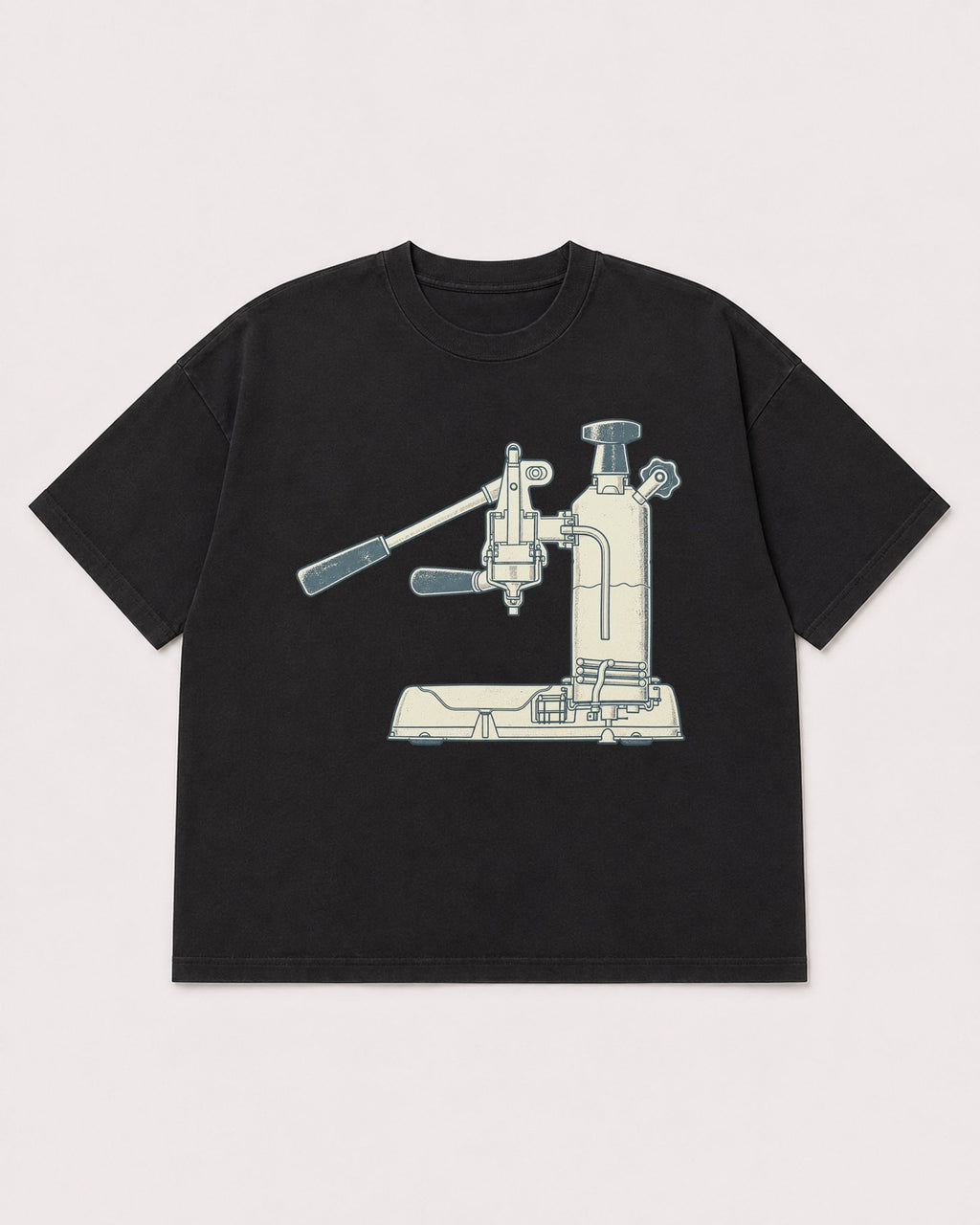 Mockup Boxy Heavyweight Tee Black product