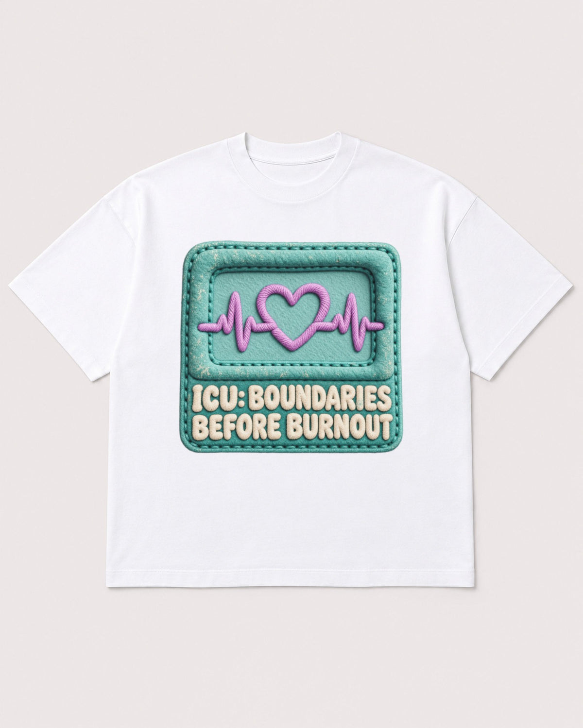 Mockup Boxy Heavyweight Tee White product