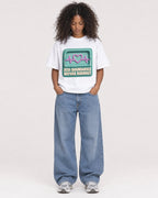Mockup Boxy Heavyweight Tee White female full-body 05