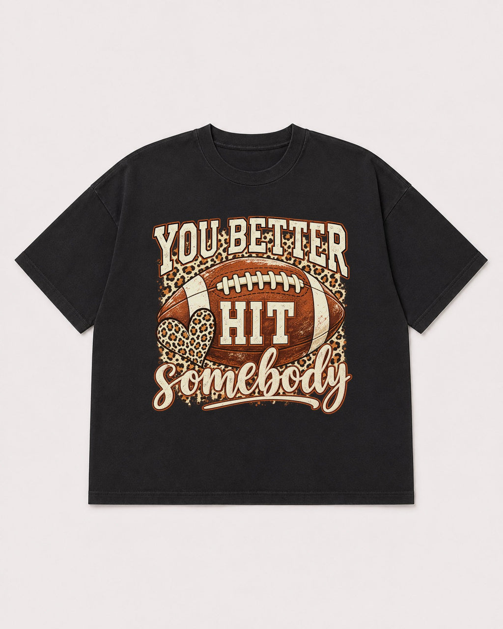 Mockup Boxy Heavyweight Tee Black product