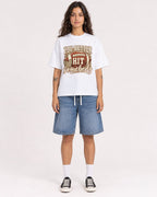 Mockup Boxy Heavyweight Tee White female full-body 06