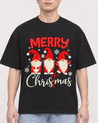 Mockup Boxy Heavyweight Tee Black male close-up 33
