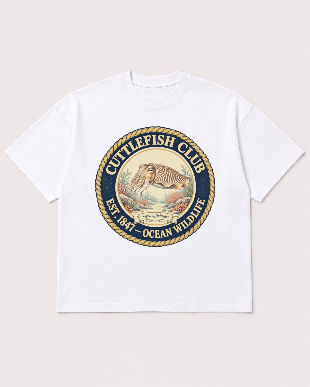Mockup Boxy Heavyweight Tee White product
