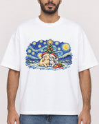 Mockup Boxy Heavyweight Tee White male close-up 07
