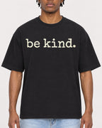 Mockup Boxy Heavyweight Tee Black male close-up 05
