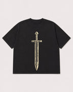Mockup Boxy Heavyweight Tee Black product