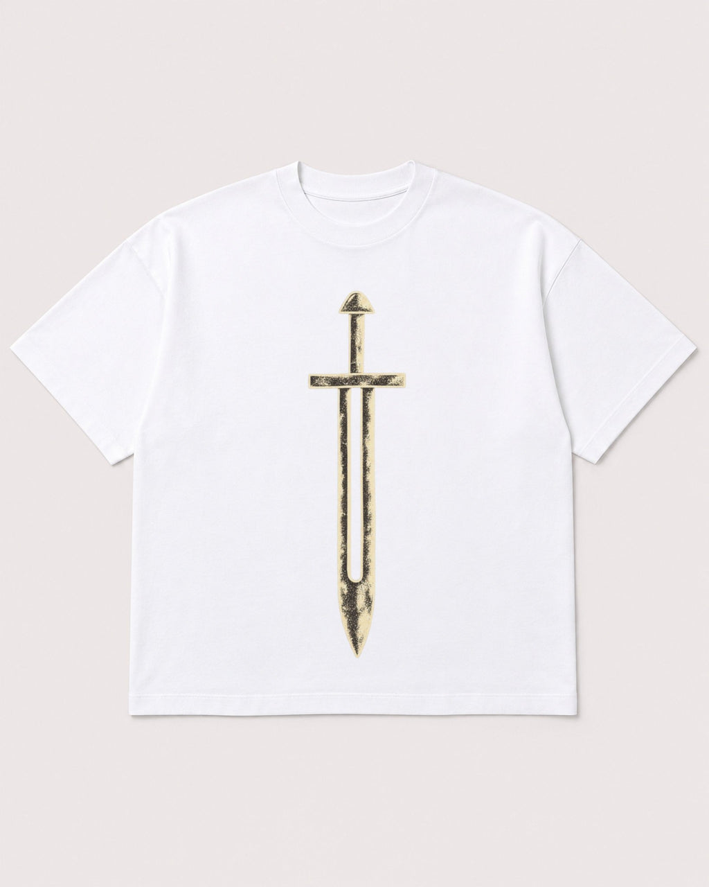 Mockup Boxy Heavyweight Tee White product