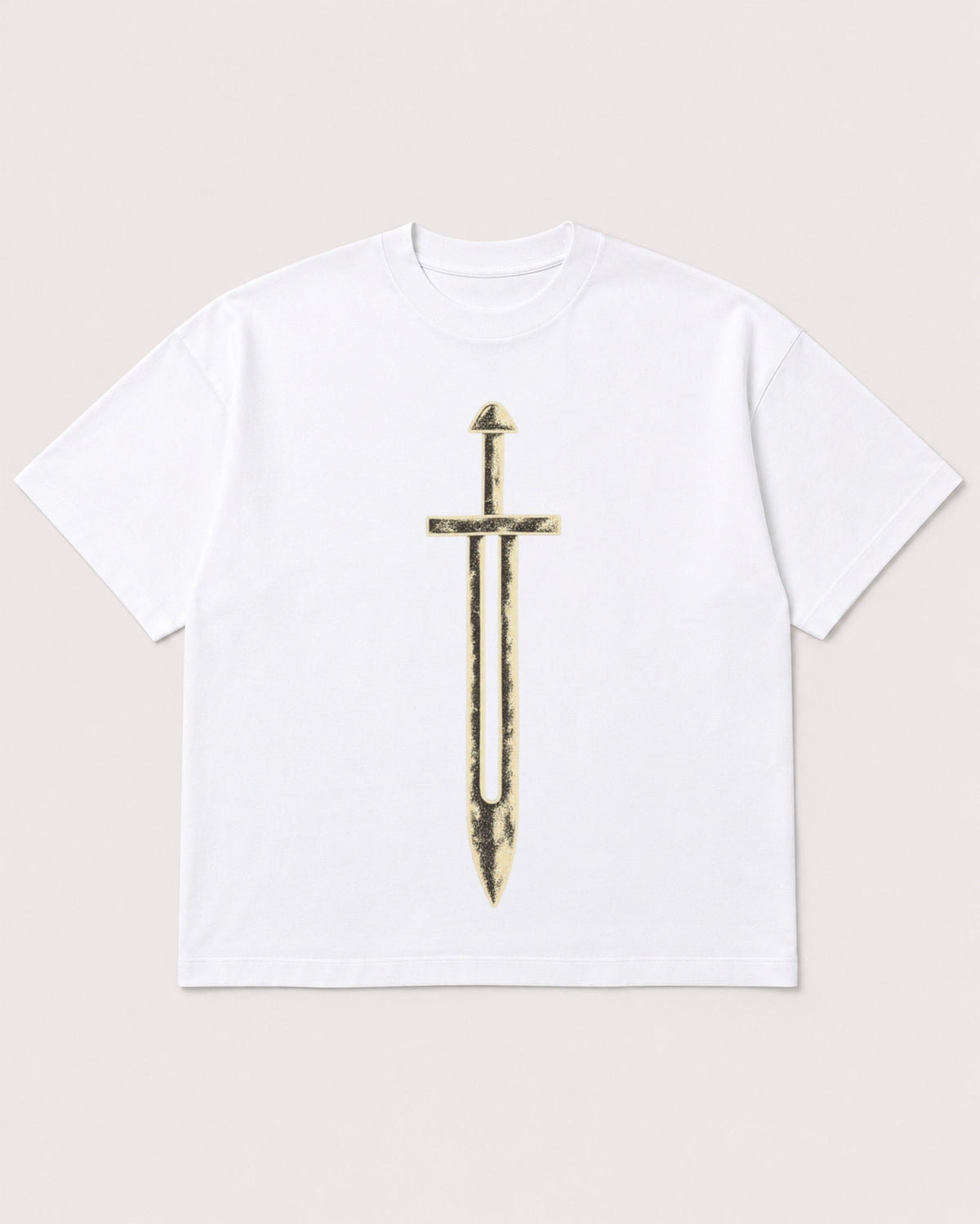Mockup Boxy Heavyweight Tee White product