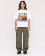 Mockup Boxy Heavyweight Tee White female full-body 02
