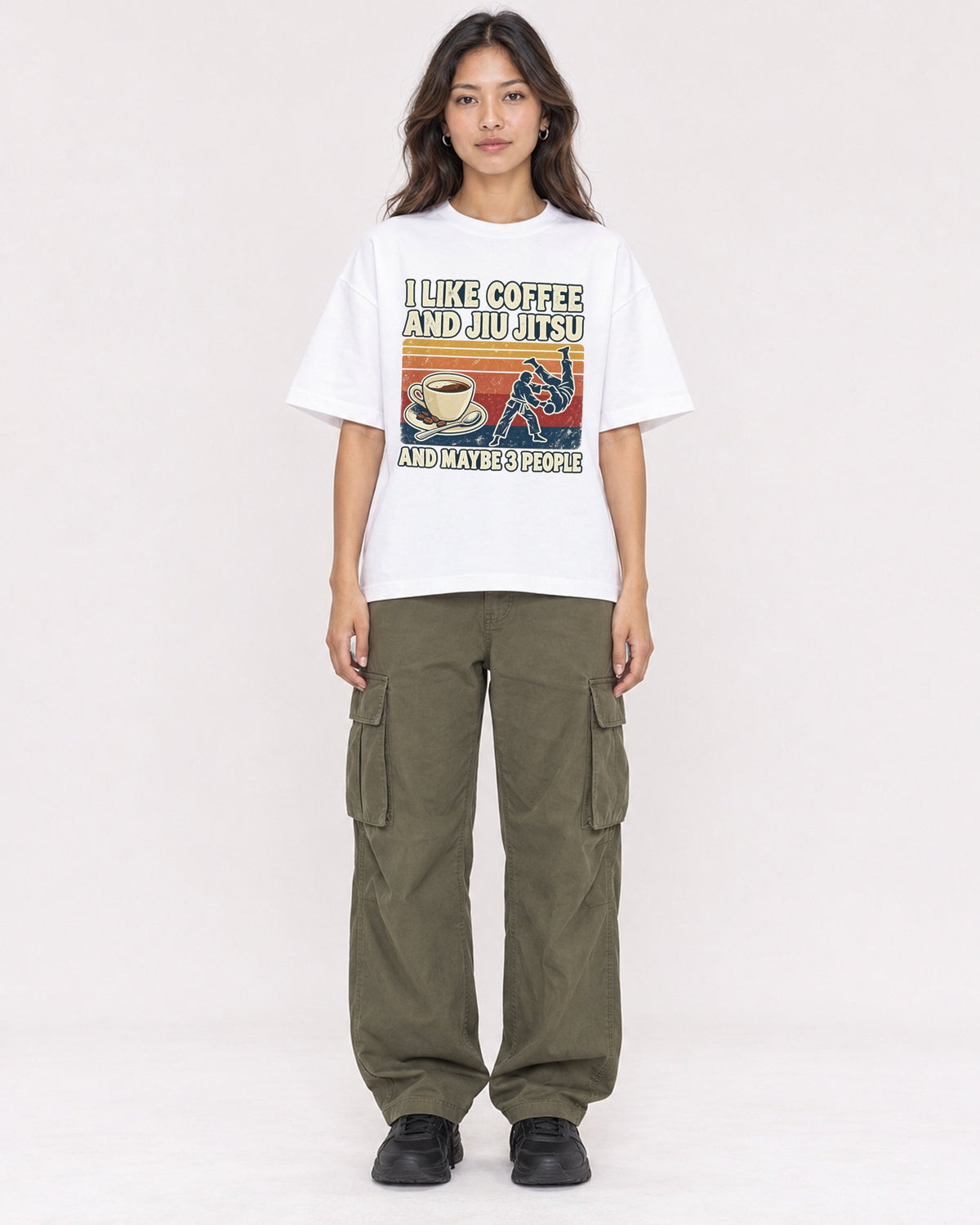 Mockup Boxy Heavyweight Tee White female full-body 02