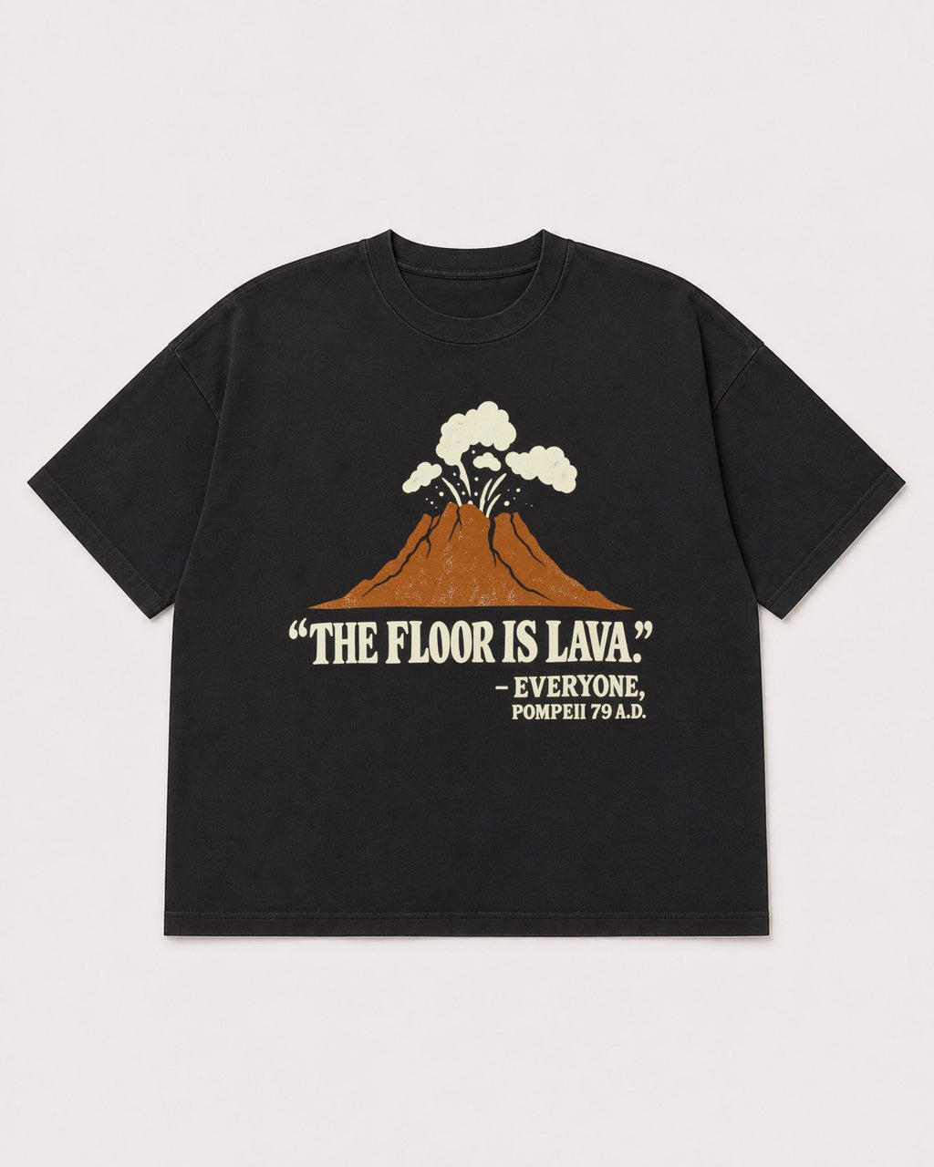 Mockup Boxy Heavyweight Tee Black product