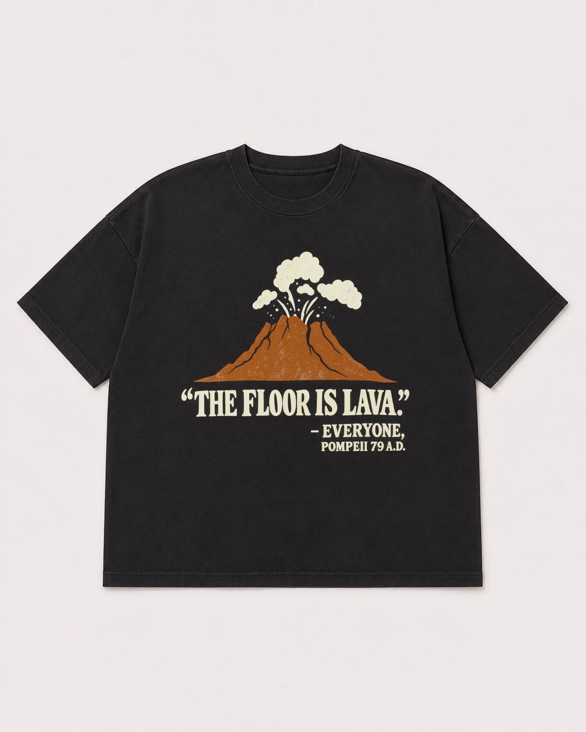 Mockup Boxy Heavyweight Tee Black product