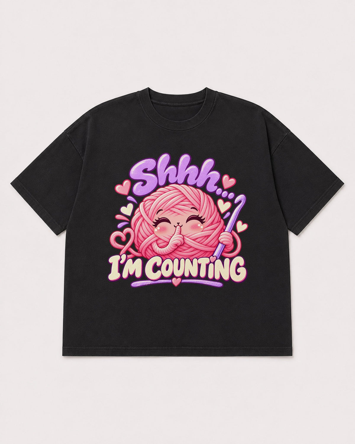 Mockup Boxy Heavyweight Tee Black product