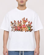 Mockup Boxy Heavyweight Tee White male close-up 13