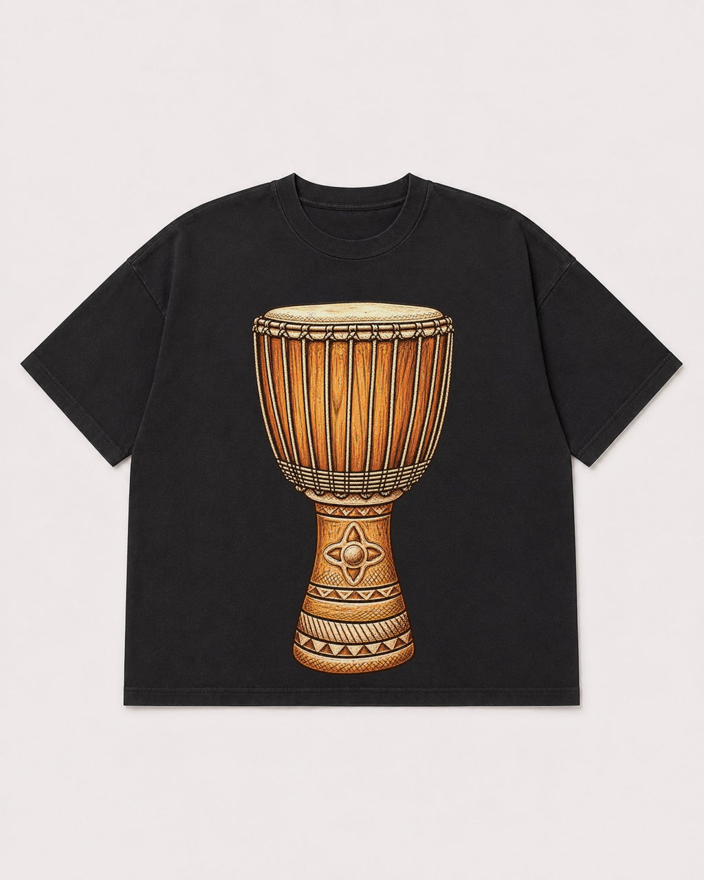 Mockup Boxy Heavyweight Tee Black product